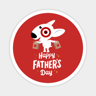 Happy Father Day Bullseye Team Member Magnet